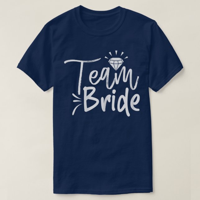 T-shirt Womens Team Bride Cute Matching For Bachelorette P (Design devant)