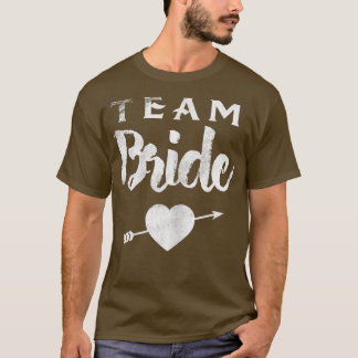 T-shirt Womens Team Bride Squad T Tee Bachelorette Party