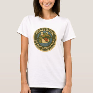 T-shirt Women's Tee Freddy the Frog on Paddleboat Lake