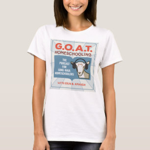 T-shirt Women's Tee - GOAT Podcast pour l'enseignement à d