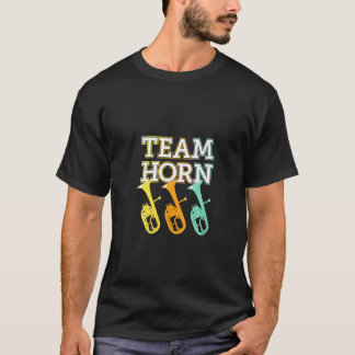 T-shirt Womens Tenor Alto Horn Player Team Brass Marching