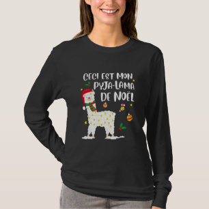 T-shirt Womens This Is My Llama Christmas Pyjamas For