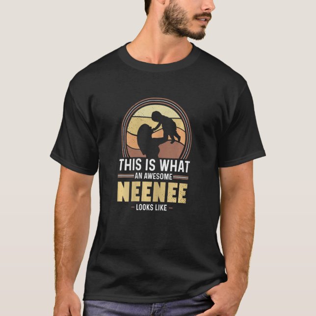 T-shirt Womens This is What an Awesome Neenee Looks Like N (Devant)