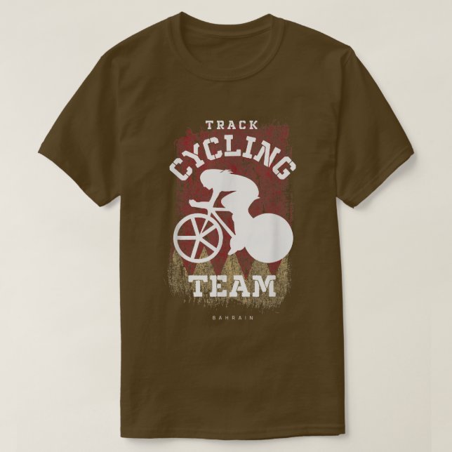 T-shirt Womens Track Cycling Bahreïn Road Vélo Vitesse Cyc (Design devant)