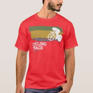 T-shirt Womens Track Cyclist Gabon Road Bike Speed Cyclist