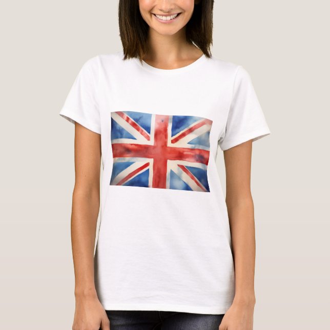 T-shirt women's union jack t shirt (Devant)