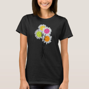 T-shirt Womens Valentine's Mother's Day Pickleball Flower