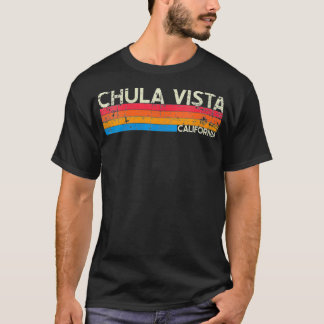 T-shirt Womens Vintage Retro Chula Vista California Distre