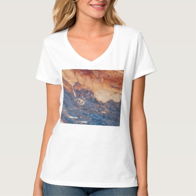 T-shirt Women's Wear Tee Shirt V-neck  (Devant)