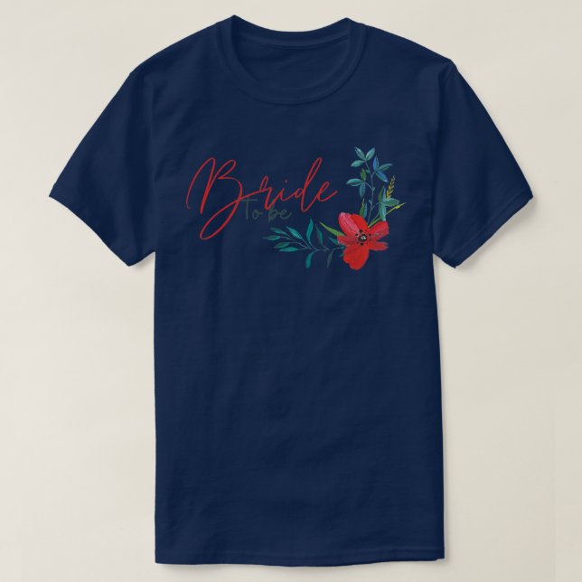T-shirt Womens Wedding Announcement Future Bridal Bride To (Design devant)