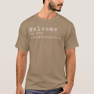 T-shirt Womens Welcome to the slaughterhouse Halloween Hor