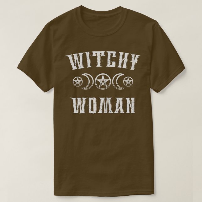 T-shirt Womens Witch Wiccan Pagan Witchy  (Design devant)