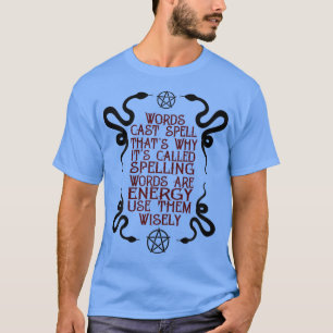 T-shirt Womens Witch Words Cast Spell Thats Why Its Called