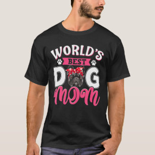 T-shirt Womens World's Best French Bulldog Chien Maman Drô