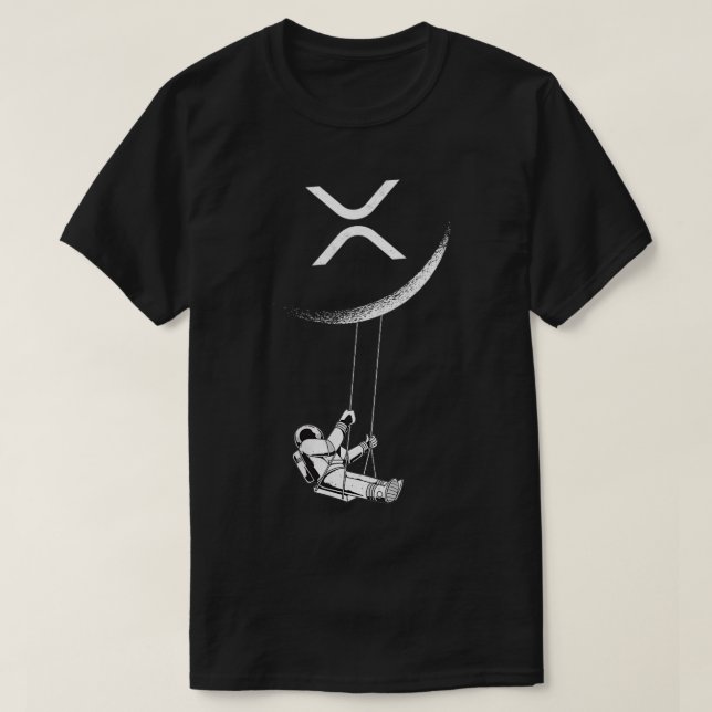 T-shirt Womens XRP Crypto Cadeau Cryptomonnaie Blockchain  (Design devant)