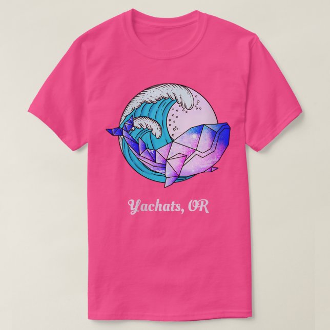 T-shirt Womens Yachat OU Japonais Peinture Géométrique Orc (Design devant)