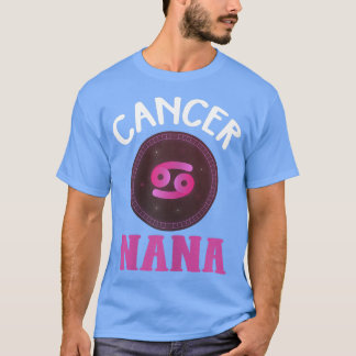 T-shirt Womens Zodiac Sign Cancer Nana Shirt Horoscope