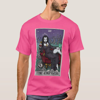T-shirt Womenshe Empressarot Card Halloween Vampire Gothic