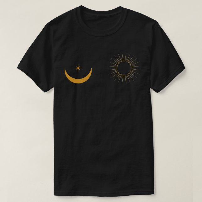 T-shirt Womenu2019s Sun Moon et Star Celestial Goddess Te (Design devant)