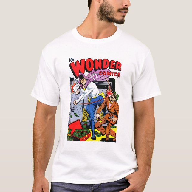 T-shirt Wonder Comics #8 - Faucheuse Grim (Devant)