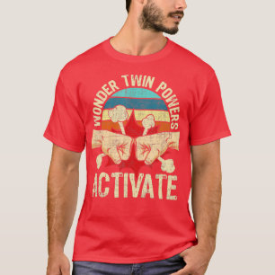 T-shirt Wonder Twin Powers Activation Twins Frère S