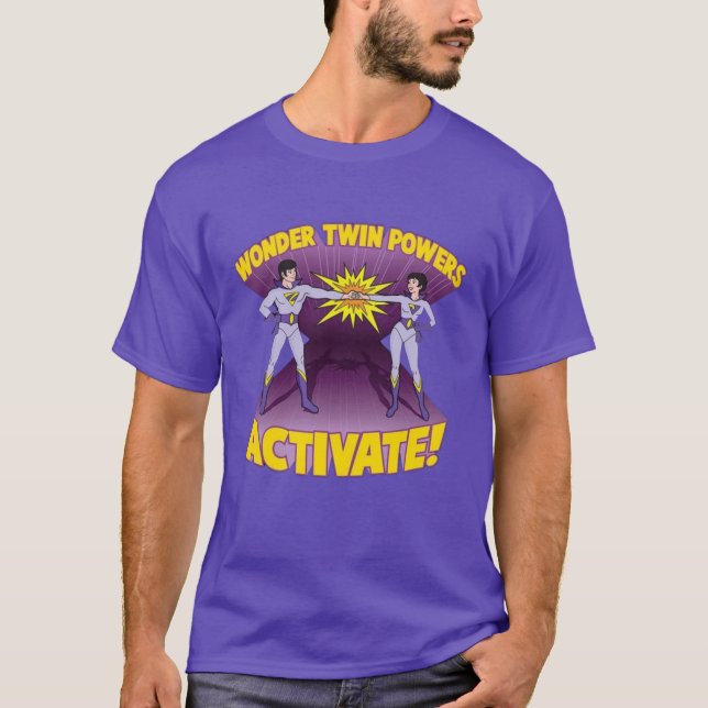 T-shirt Wonder Twins (Devant)