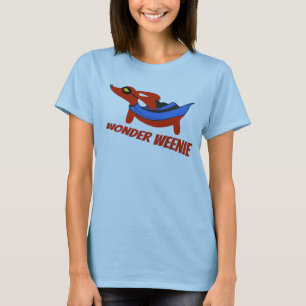 T-shirt Wonder Wiener Dog Superhero