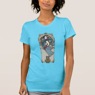T-shirt Wonder Woman Art Nouveau Panel