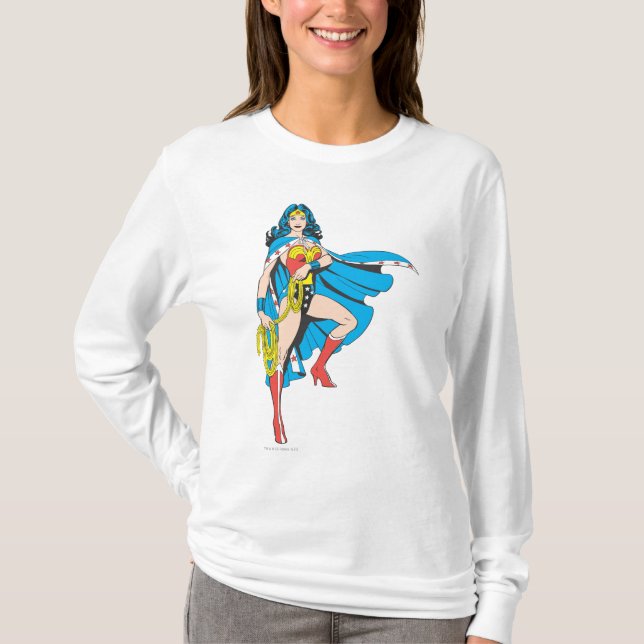 T-shirt Wonder Woman Cape (Devant)