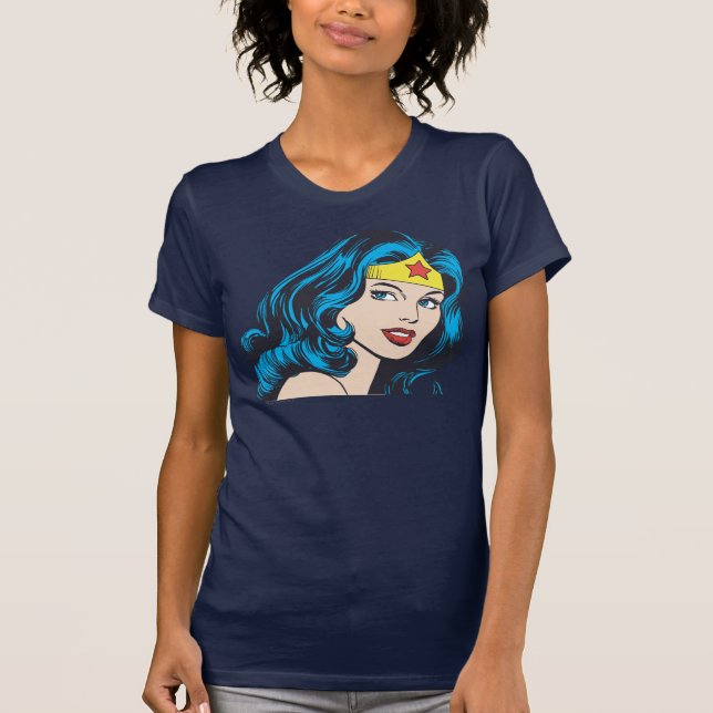 T-shirt Wonder Woman Face (Devant)
