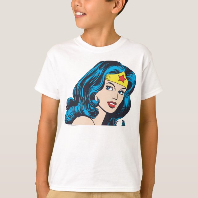T-shirt Wonder Woman Face (Devant)