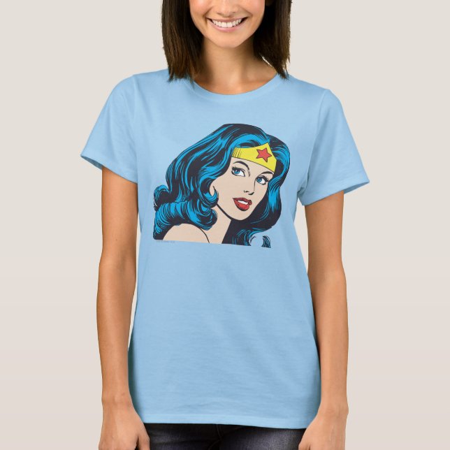 T-shirt Wonder Woman Face (Devant)