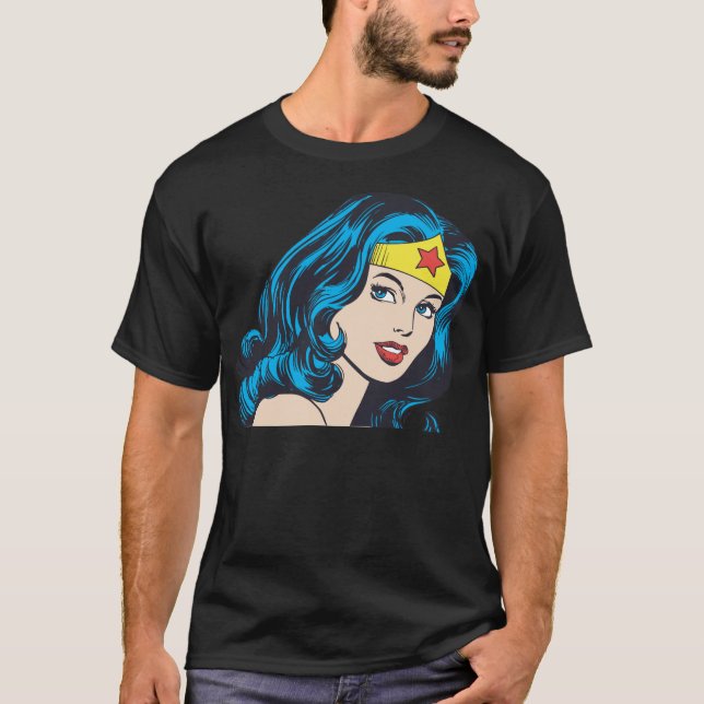 T-shirt Wonder Woman Face (Devant)