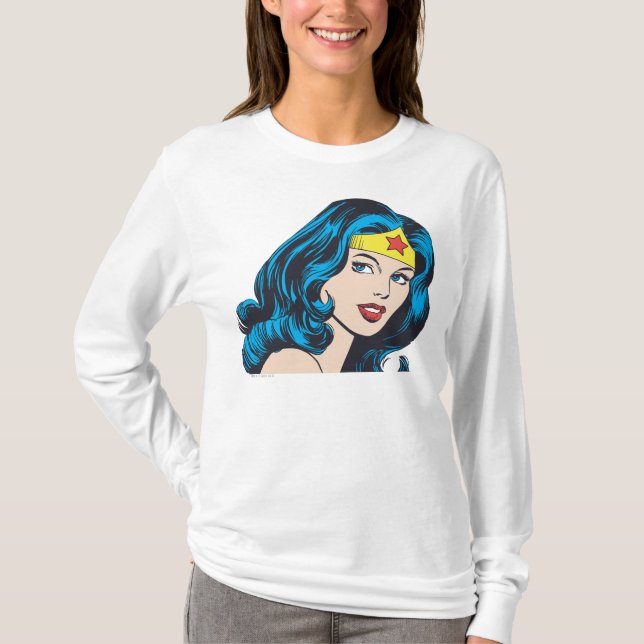 T-shirt Wonder Woman Face (Devant)