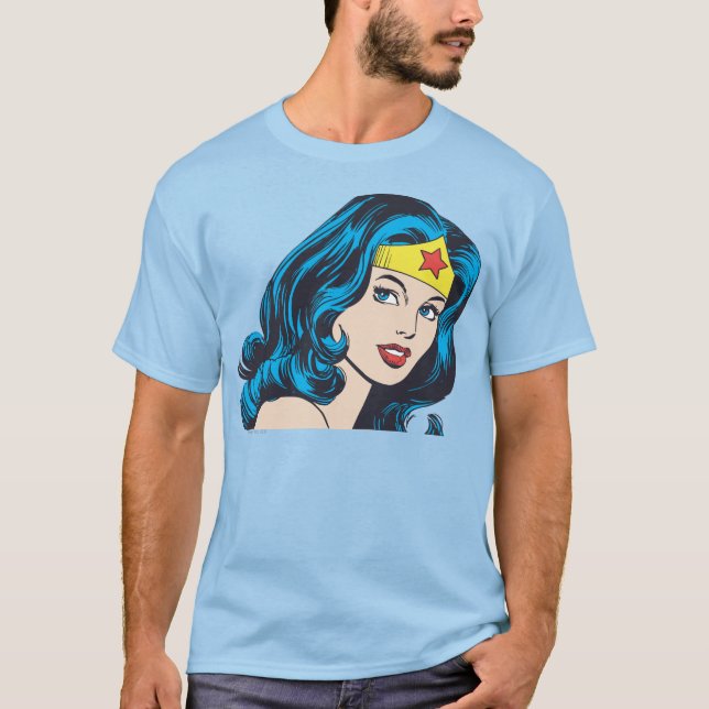 T-shirt Wonder Woman Face (Devant)