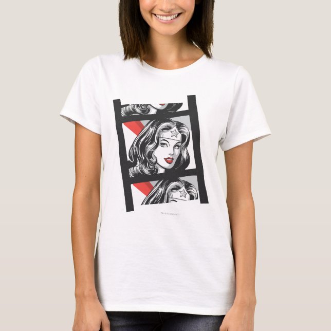 T-shirt Wonder Woman Film Strip (Devant)