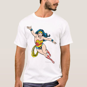 T-shirt Wonder Woman Flying Forward