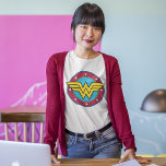 T-shirt Wonder Woman | Logo Cercle & Etoiles<br><div class="desc">Logos Wonder Woman</div>