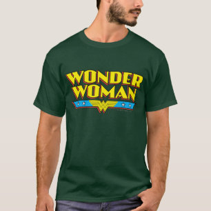 T-shirt Wonder Woman Nom et logo