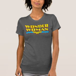 T-shirt Wonder Woman Nom et logo
