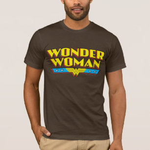 T-shirt Wonder Woman Nom et logo