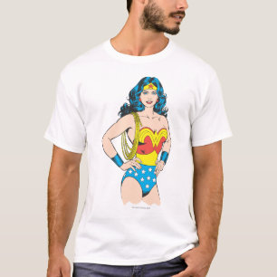 T-shirt Wonder Woman   Pose Vintage avec Lasso