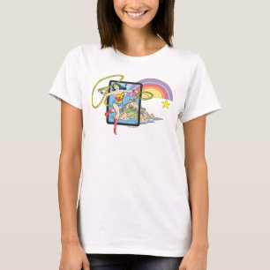 T-shirt Wonder Woman Rainbow