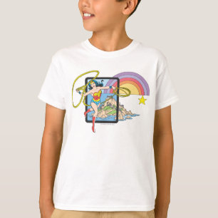 T-shirt Wonder Woman Rainbow