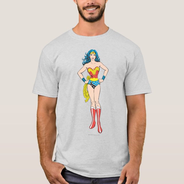 T-shirt Wonder Woman tient sur les hanches (Devant)