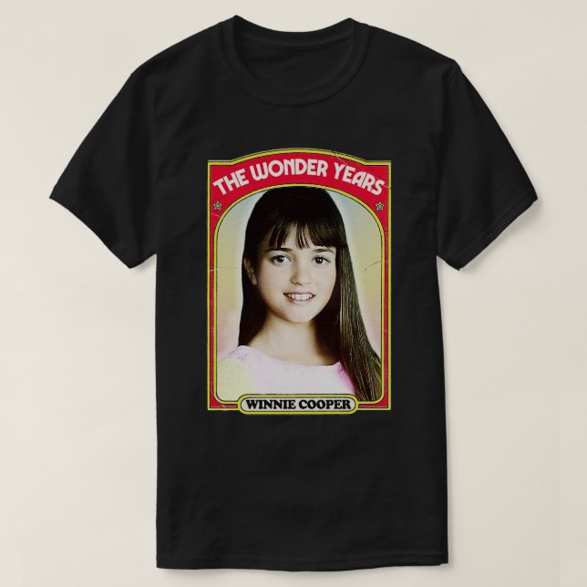 T-shirt Wonder Years Retro Style Baseball d Design (Design devant)