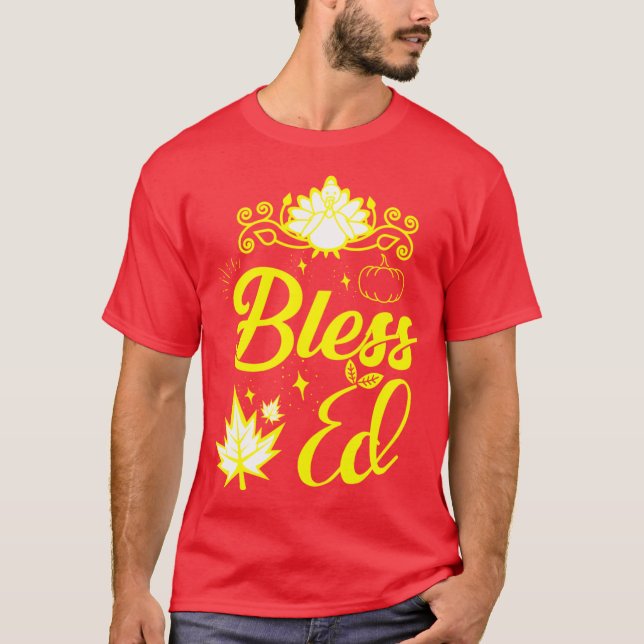 T-shirt Wonderful Thanksgiving Commemorative Design (Devant)