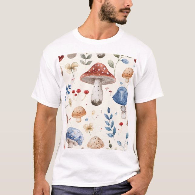 T-shirt Wonderland champignon Whimsical | Nature des champ (Devant)