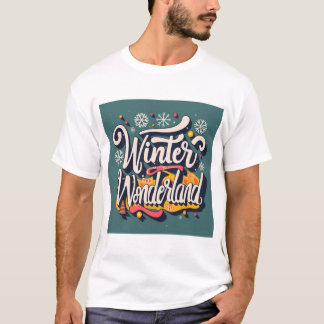 T-shirt Wonderland d'hiver (2)