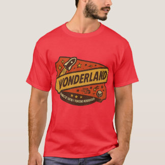 T-shirt Wonderland Park - Revere, MA Course Rétro de Lévri